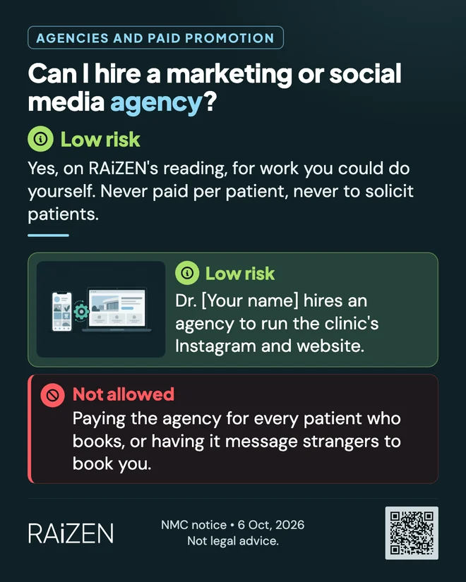 Can I hire a marketing or social media agency?