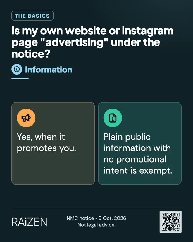 Is my own website or Instagram page 