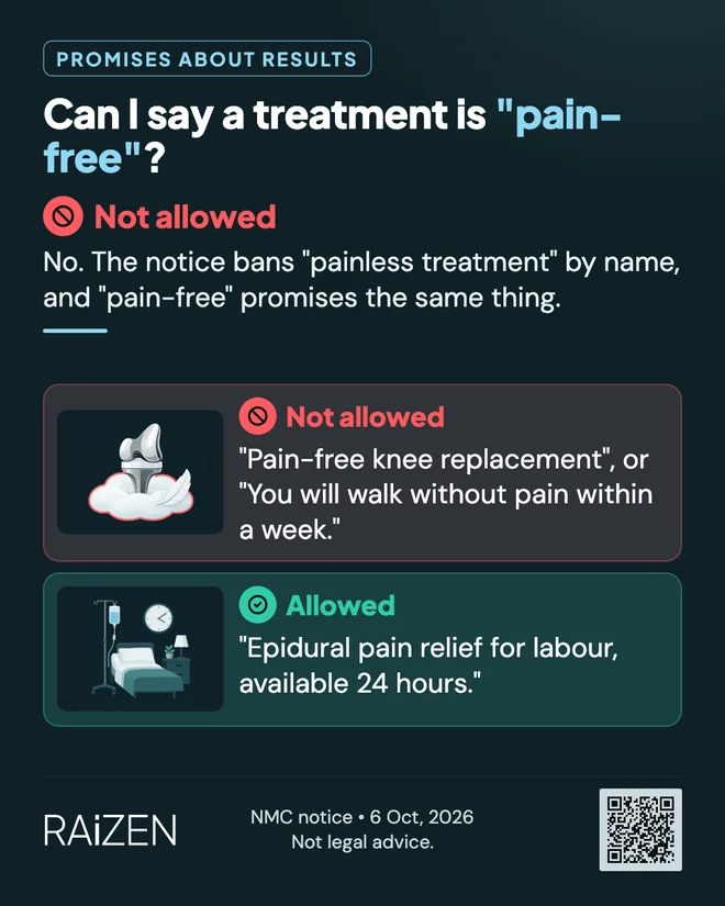 Can I say a treatment is 