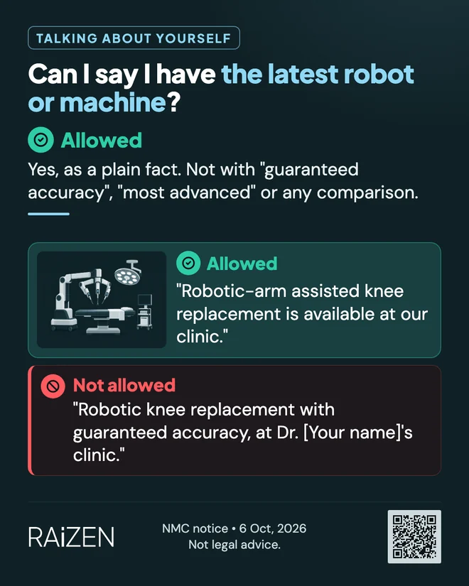 Can I say I have the latest robot or machine?